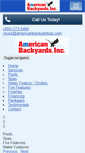 Mobile Screenshot of poolsbyamericanbackyards.com