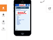 Tablet Screenshot of poolsbyamericanbackyards.com